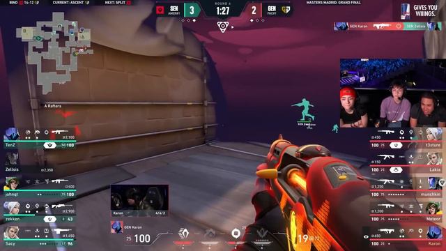 Kyedae Reacts To Sentinels Vs Gen.G | GRAND FINALS - VCT Masters Madrid 2024