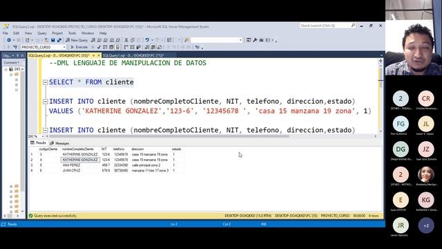 12: DML (Lenguaje de Manipulación de Datos) SQL Server смотреть онлайн