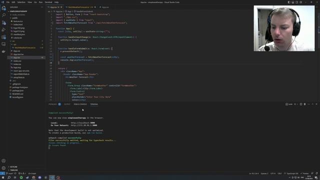 Building My FIRST Weather App with React, Bootstrap & ChatGPT! | Watch Me Code Live & Learn смотреть онлайн