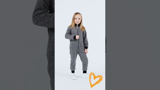 Детский флисовый комбинезон #shorts смотреть онлайн