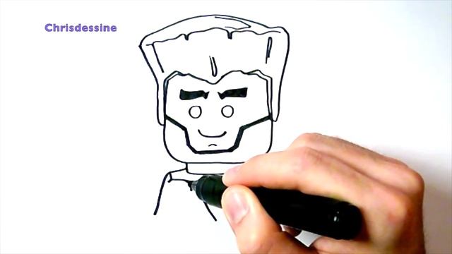 DESSIN LEGO - COMMENT DESSINER ZANE FACILEMENT смотреть онлайн