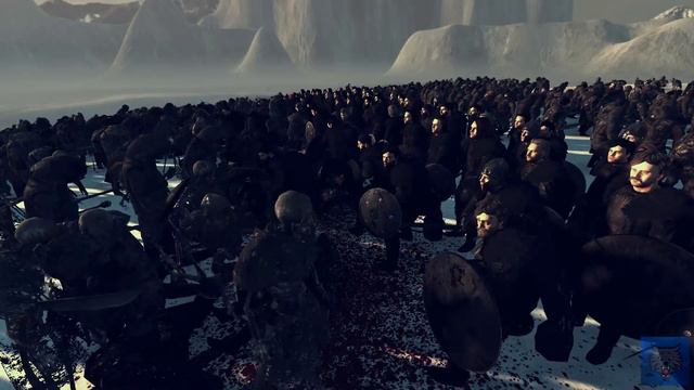 FROZEN LAKE BATTLE GAME OF THRONES! Seven Kingdoms Total War: Historical Battle Gameplay