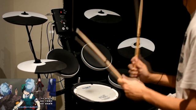 Boku no Hero Academia Season 3 OP 2 -【Make my Story】by Lenny code fiction - Drum Cover смотреть онлайн