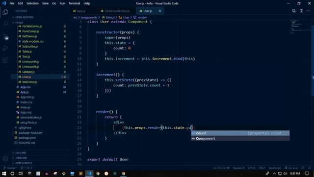 32. Render Props part 2 || React JS || Bangla Tutorial смотреть онлайн