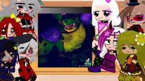 Реакция не_фнафа 9 на ТТ (+Рокси и Чика)