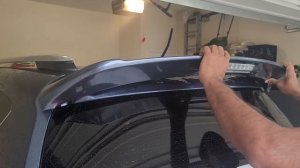 Replace Toyota Rav4 spoiler and break light