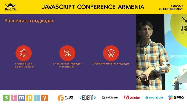 Micro frontend Has Entered the Game by Vitaly Slobodin (RUS) #JSConfAM21 смотреть онлайн