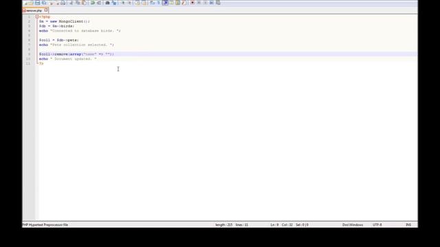 MongoDB Tutorial for Beginners - 24 - MongoDB PHP(5/5) смотреть онлайн