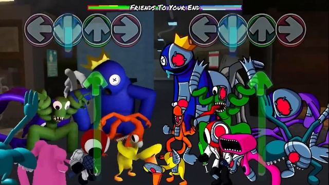 New ALL Rainbow Friends 2D VS 3D Rainbow Friends but | Friday Night Funkin Mod Roblox смотреть онлайн