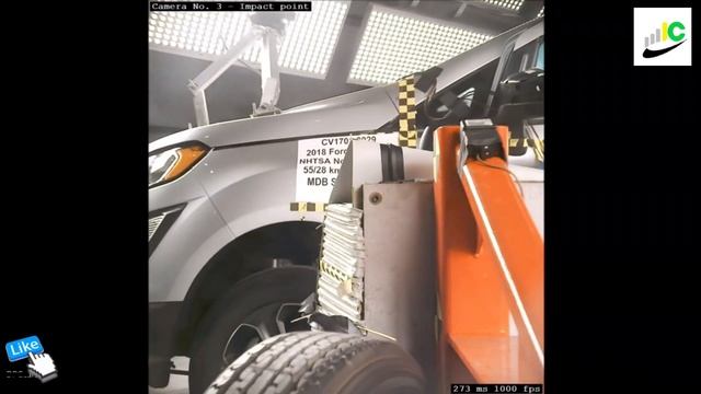 Ford Ecosport Side Crash Test & Rating | SUV | SAFEST CAR IN THE WORLD|