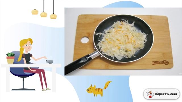Жареные картофельные пирожки с квашеной капустой смотреть онлайн