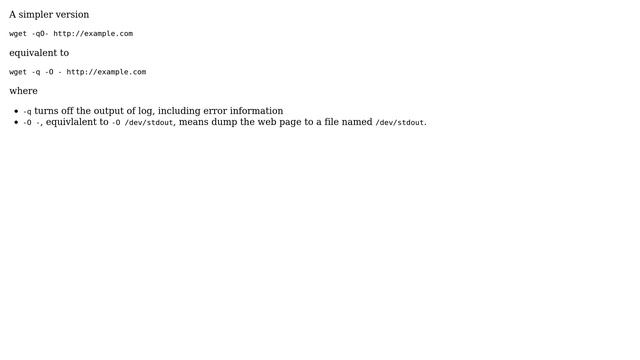 How do you redirect wget response to standard out? (5 Solutions!!) смотреть онлайн