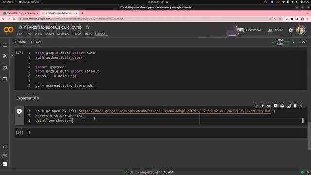 ? + ? Exportar dataframes a hojas de cálculo de un mismo libro de Google Sheets | Pandas | Python смотреть онлайн