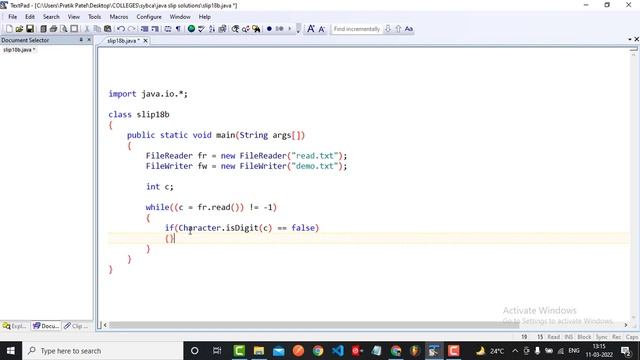 Write a java program to copy the data from one file into another file, while copying change the cas смотреть онлайн