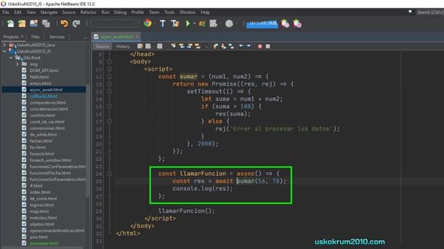 Async y Await en JavaScript (ES8) | Procesamiento Asíncrono en JavaScript ✅ | Curso JavaScript # 39 смотреть онлайн