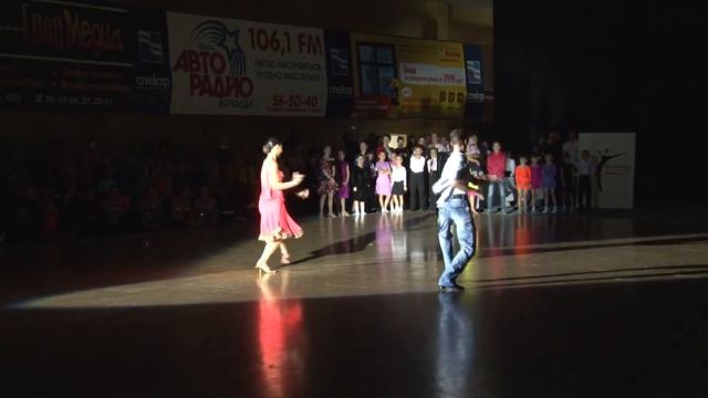 28.09.2014 Вологда, ТСК "Спектр", Показательные выступления, Коршунов Даниил - Флёрова Алёна смотреть онлайн