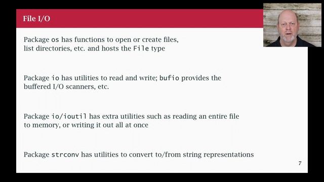 Go Class: 07 Formatted & File I/O смотреть онлайн