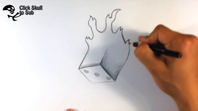 How to Draw Flaming Dice Tattoo - Tattoo Drawings смотреть онлайн