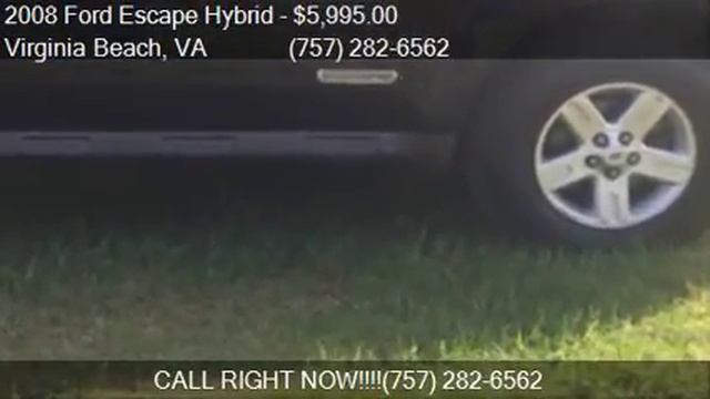 2008 Ford Escape Hybrid Base 4dr SUV for sale in Virginia Be смотреть онлайн