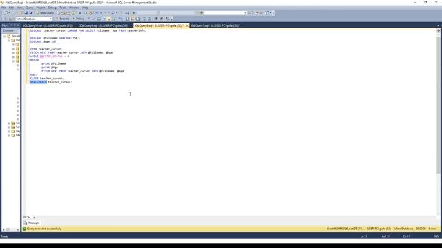 Lesson 10 – SQL Server Cursors & Temp Tables смотреть онлайн