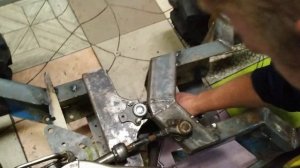 Минитрактор переломка 4*4, рулевое управление.