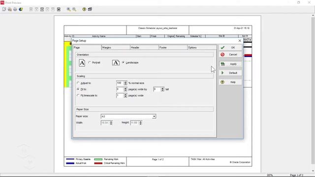 Printing reports in the Oracle Primavera P6 смотреть онлайн