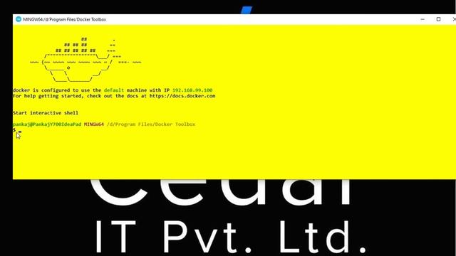 3 Starting Docker QS Terminal смотреть онлайн