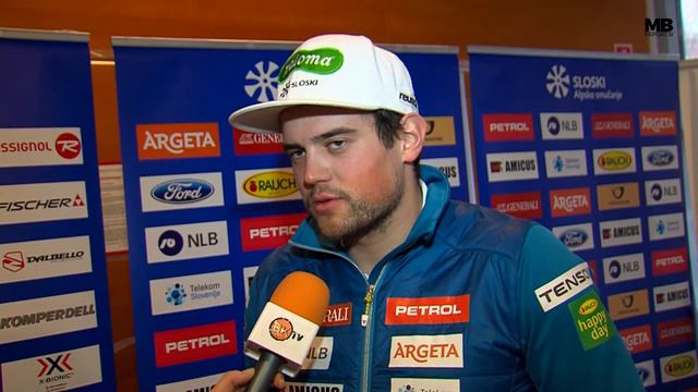 Boštjan Kline po zmagi v Kvitfjellu смотреть онлайн