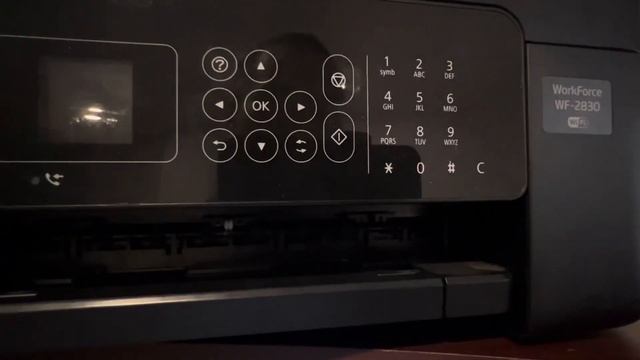 Epson WF-2830 Accessing Firmware Update Mode