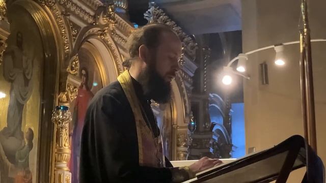 Утреня с чтением Великого канона прп. Андрея Критского и стояние прп. Марии Египетской смотреть онлайн