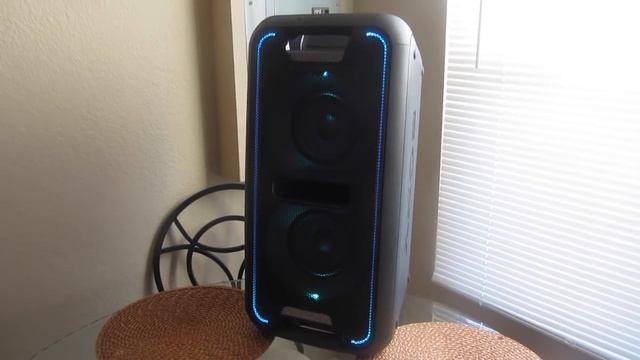 SONY GTKXB7 EXTRA BASS PARTY SPEAKER REVIEW AND UNBOXING! смотреть онлайн