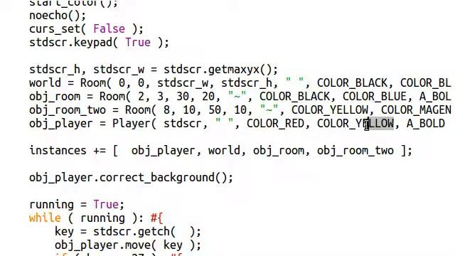 Python [curses] 19 Unicurses/Curses No Background Check смотреть онлайн