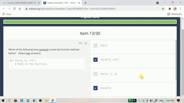 Python Essentials : 1 Summary Test Answers | part - 1 test answers| Cisco | Python смотреть онлайн
