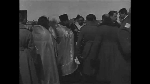 Освящение знамени и парад войск адмирала Колчака 14.04.1919 смотреть онлайн