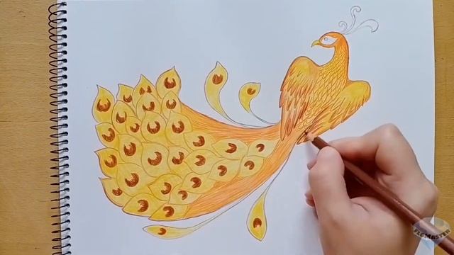 Как нарисовать жар-птицу || how to draw a Firebird смотреть онлайн