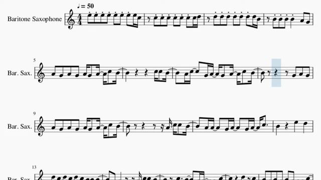 SUPER EASY Baritone Sax Sheet Music: How to play Dance Monkey by Tones and I смотреть онлайн