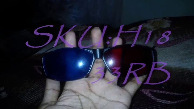 TOMTOP Red Cyan Blue 3D Vision Glasses Anaglyph For 3-D Movies Games