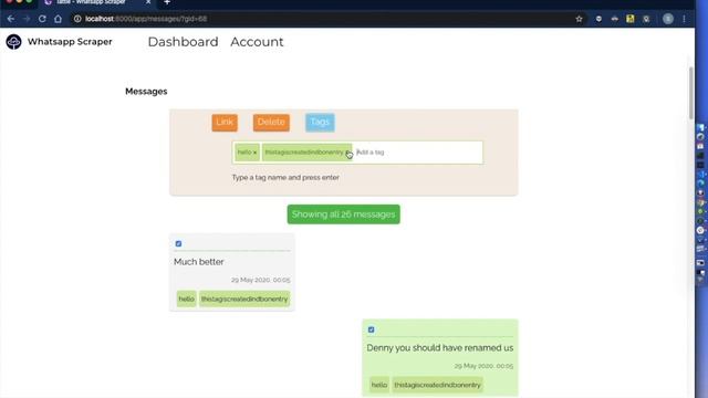 Open Source WhatsApp Scraper / React, Node.js, Express, Strapi, Gatsby смотреть онлайн