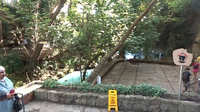 Водопад Верхний на реке Дюден в Анталье. смотреть онлайн