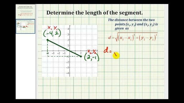 Example: Determine the Distance Between Two Points смотреть онлайн