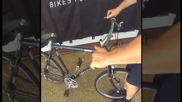 Fix loose steering - how to tighten the head stem on a bike смотреть онлайн