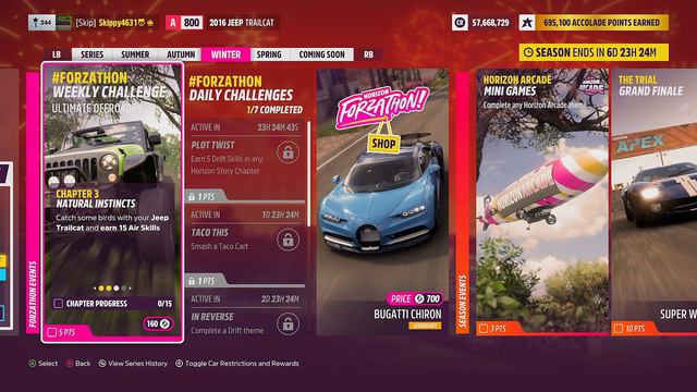 FORZA HORIZON 5-How to complete Weekly forzathon challenges ULTIMATE OFFROADER-Another bugged week смотреть онлайн