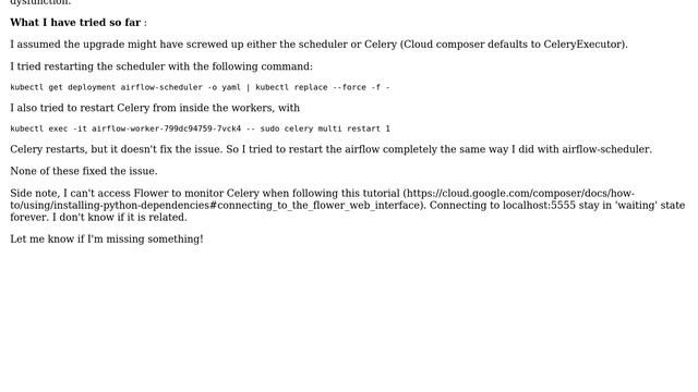 Cloud Composer GKE Node upgrade results in Airflow task randomly failing смотреть онлайн