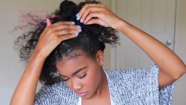 BEST INSTAGRAM & PINTEREST Inspired Naturally Curly Hairstyles (Holiday Hair) смотреть онлайн