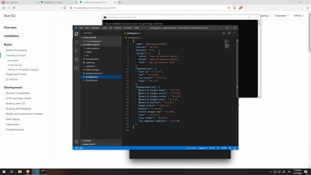 VueJS: How to create a new project смотреть онлайн