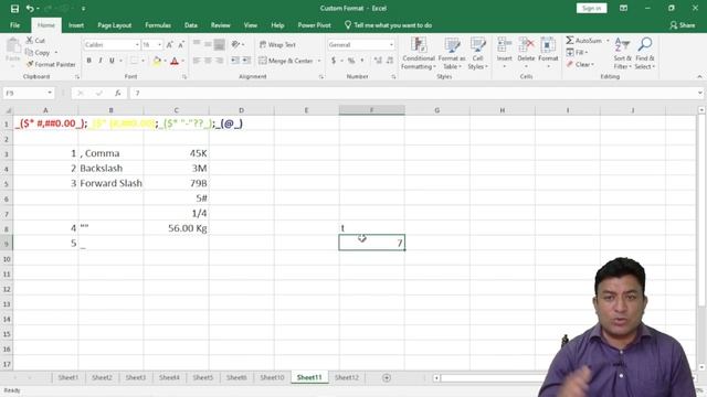 Part3:Custom Format in Excel in Hindi | Symbols Used for Formatting смотреть онлайн