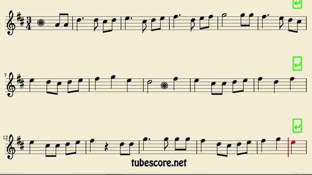 Las MañanitasSheet Music for Alto Saxophone, Baritone Saxophone and Horn смотреть онлайн