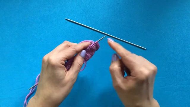 Мастер-класс Вязание спицами Пинетки розовые 12+ смотреть онлайн