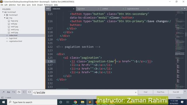 29. bootstrap 5 - layout designing - how to create pagination смотреть онлайн