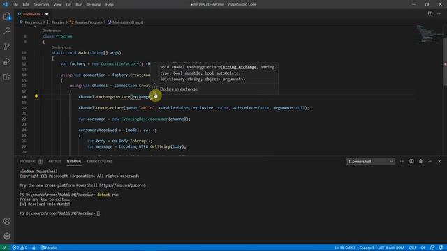 Introducción a RabbitMQ (2da parte) - Cómo implementar el patrón Suscriptor - Receptor смотреть онлайн